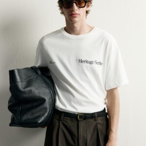 CONTRAST PRINT RELAXED FIT T-SHIRT