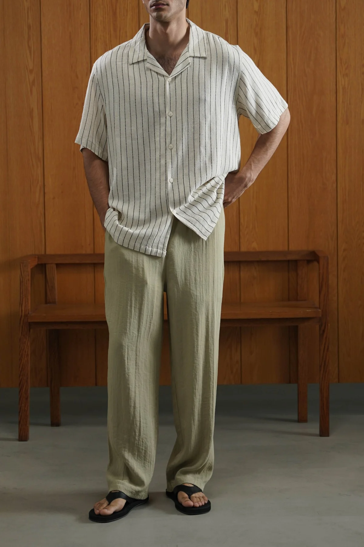 STRIPED JACQUARD SHIRT